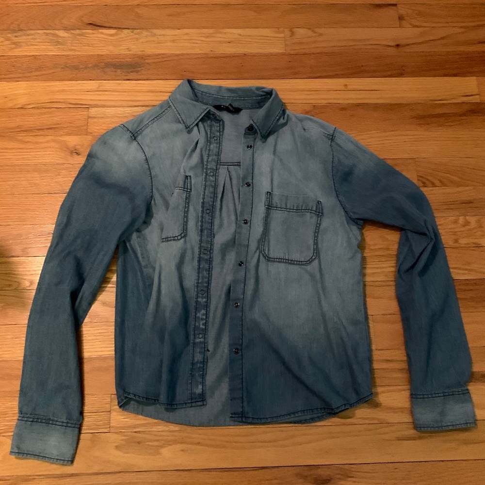 Express Denim Button Down